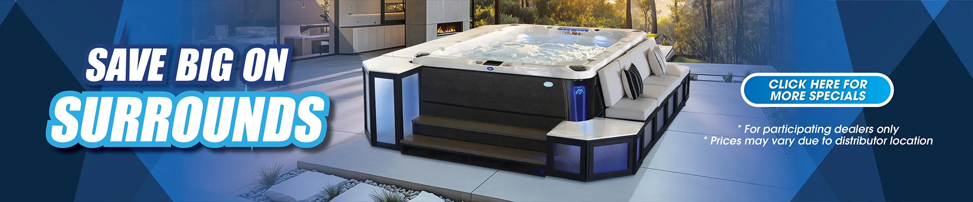 Calspas hot tub being used in a family setting - Brondby