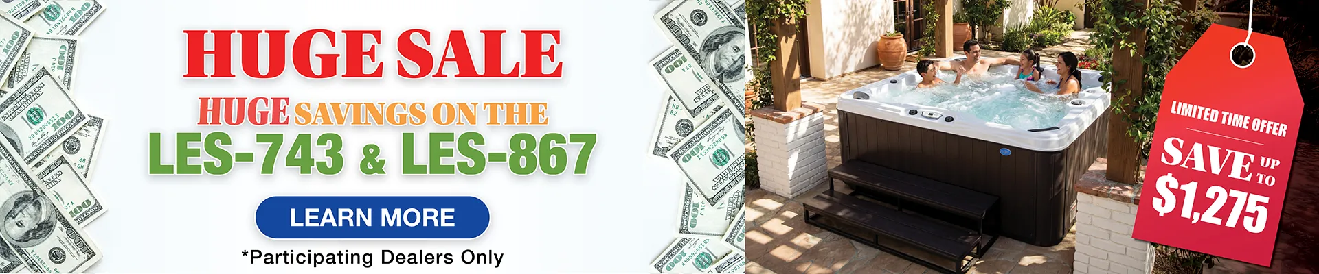 Calspas hot tub being used in a family setting - Brondby